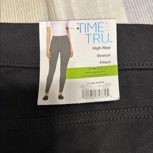 Time and Tru Black High Rise Jeggings